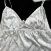 2026 Women's Ice Silk Floral Pajama Set: Long Sleeve Top, Long Pants, Lace Camisole with Bra Pads