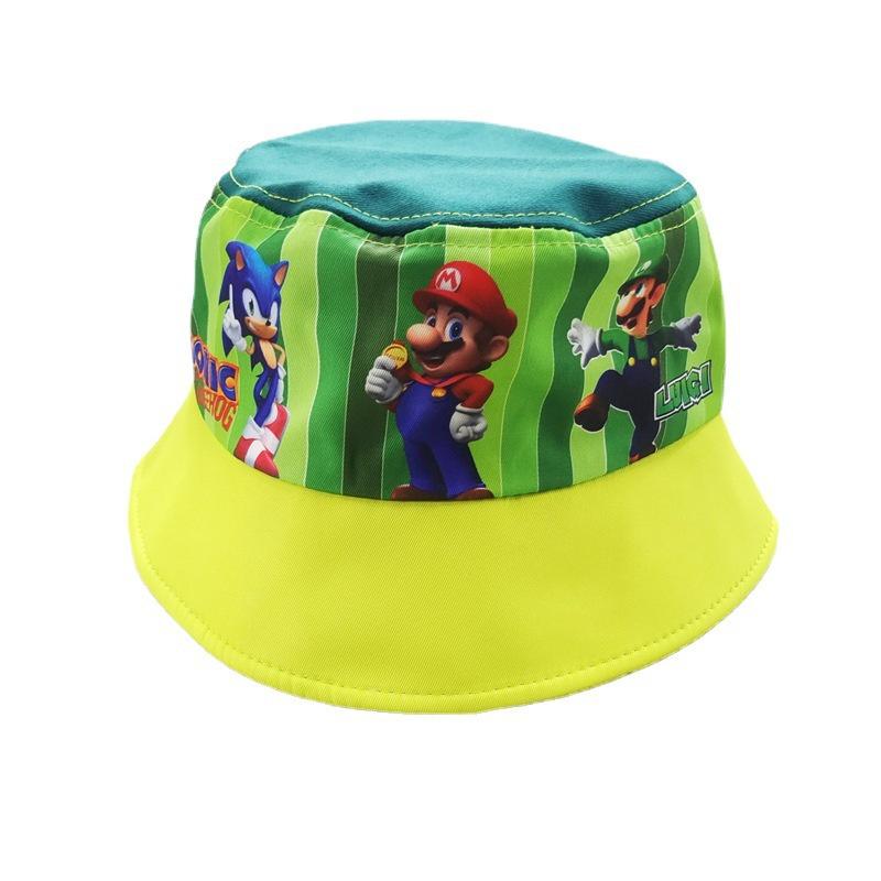 Super Mario Printed Fisherman Hat For Men And Women
