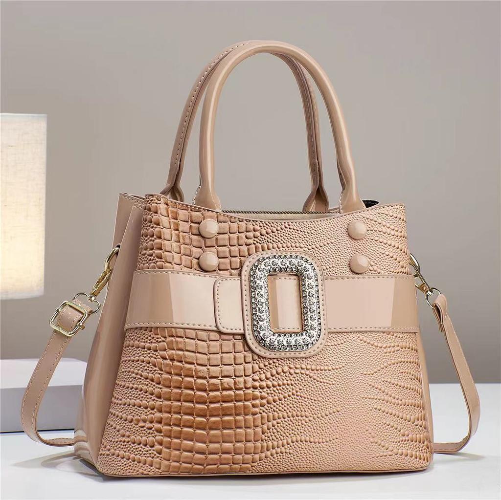 Simple Crocodile Pattern Mother Bag Bag Women'S Handbag Atmospheric Large-Capacity Messenger Bag