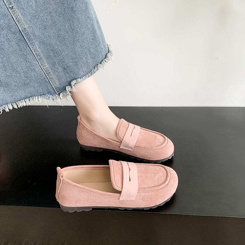 Fashion CRLAYDK Classic Women's Loafers Slip On Flat Shoes Comfort Casual Penny Dressy Summer Ladies Work Office Suede Walking Moccasins