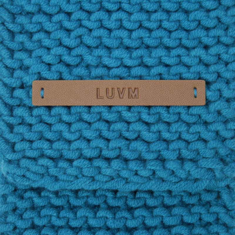 LUVM KNIT MUFFLUR_BLUE