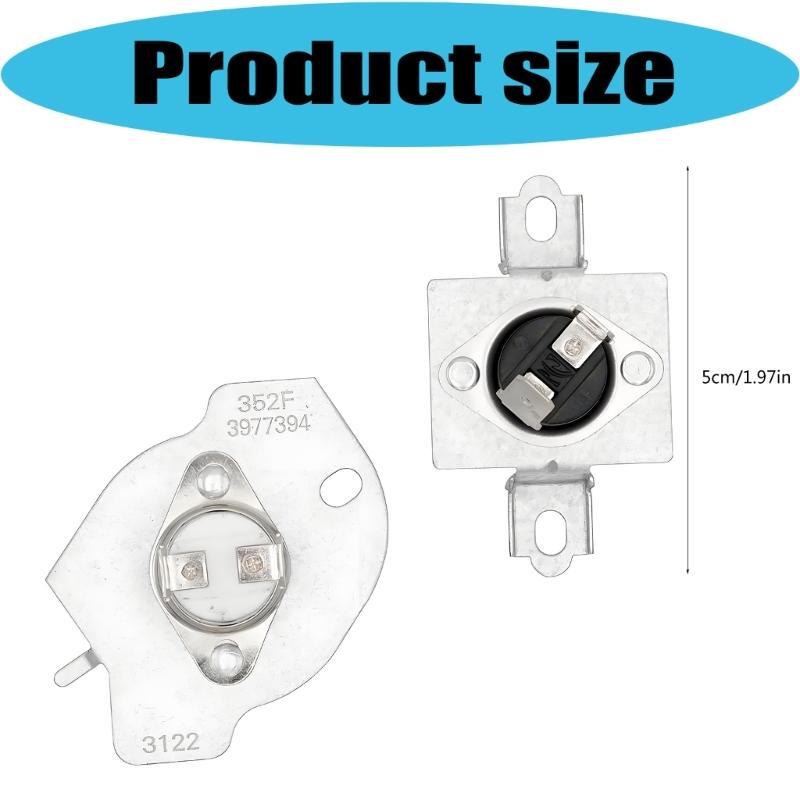 Dryer Thermal Fuse Replacement Metal For W10480709 WPW10480709 WP280010 AP6047982 AH3508094 EA3508094 W11050897 Home Use
