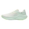 Anta Leaf 6 Moda Cómodo Rebote Aumento de Altura Ligero Transpirable Caña Baja Casual Zapatillas para Correr Mujer zapatilla Blanco Verde 922515517-5