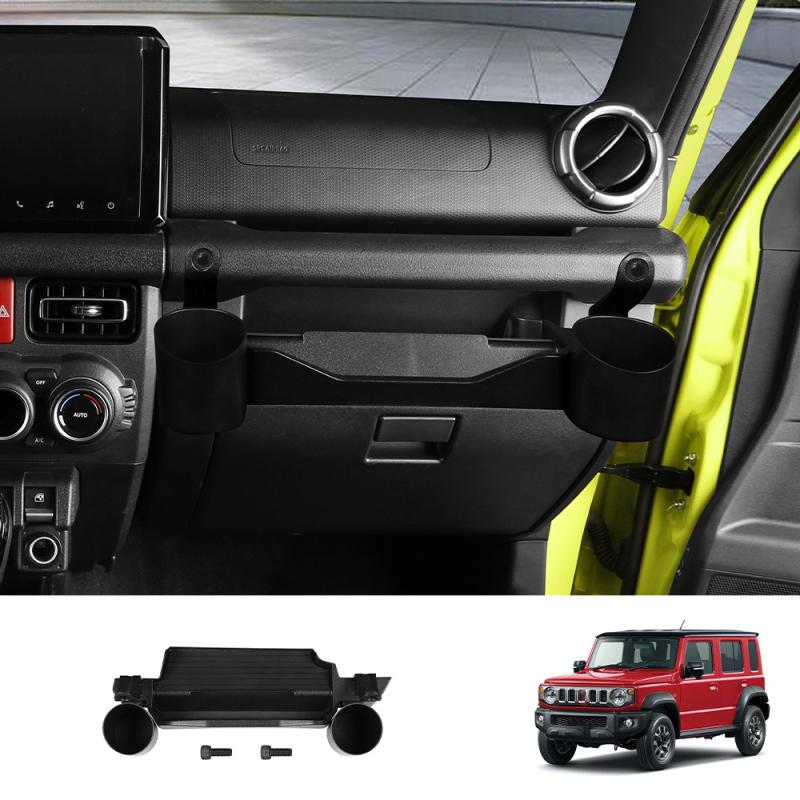 For Suzuki Jimny Nomade 2025 2026 ABS Copilot Passenger Tray Water Cup Holder Center Console Panel Cover Interior Accessories