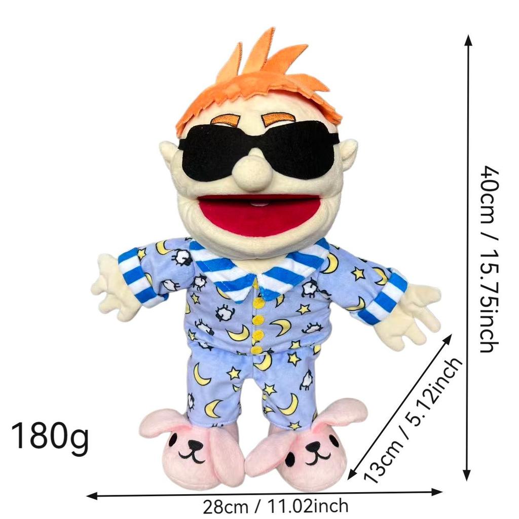 Jeff the Cross-Border Hand Puppet: Interactive Plush Toy for Kids' Early Education