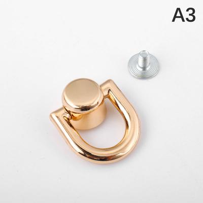Metal Bag Rivet Nail Buckle Studs Button Handbag Belt Hanger Leather Craft