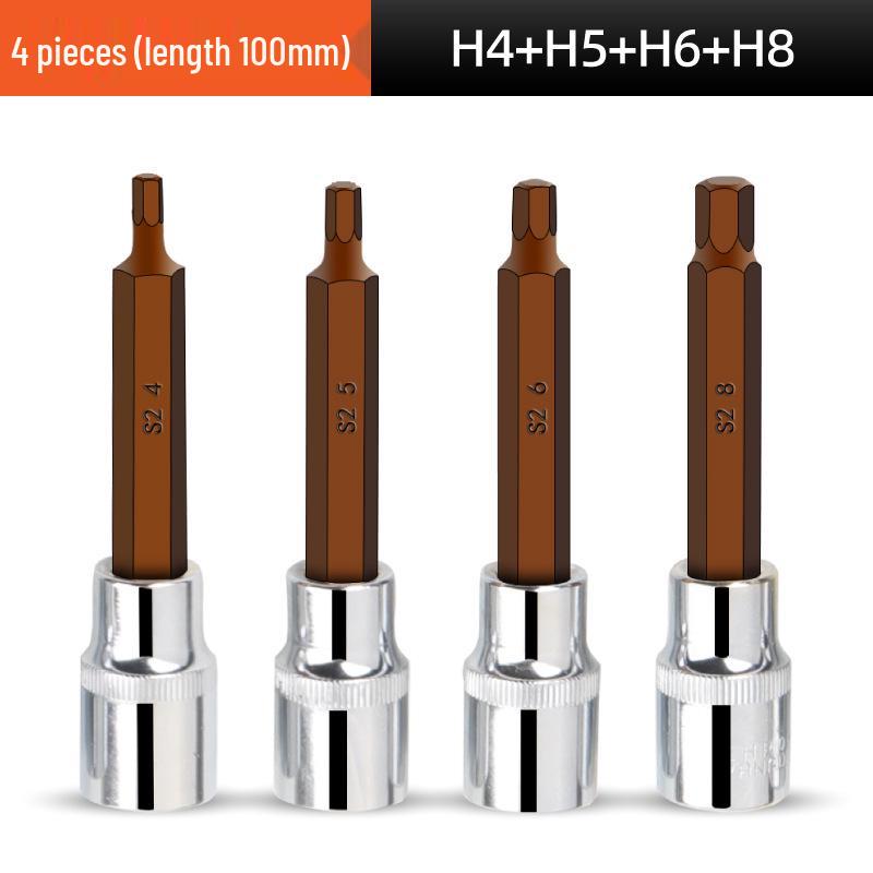 1/2" Electric Hex Socket Wrench and Screwdriver Bit Set