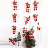 Climbing Ladder Santa Claus Climbing Rope Multi-person Ladder Christmas Toy Gift Decorative Ornament Scene Decoration Polyester