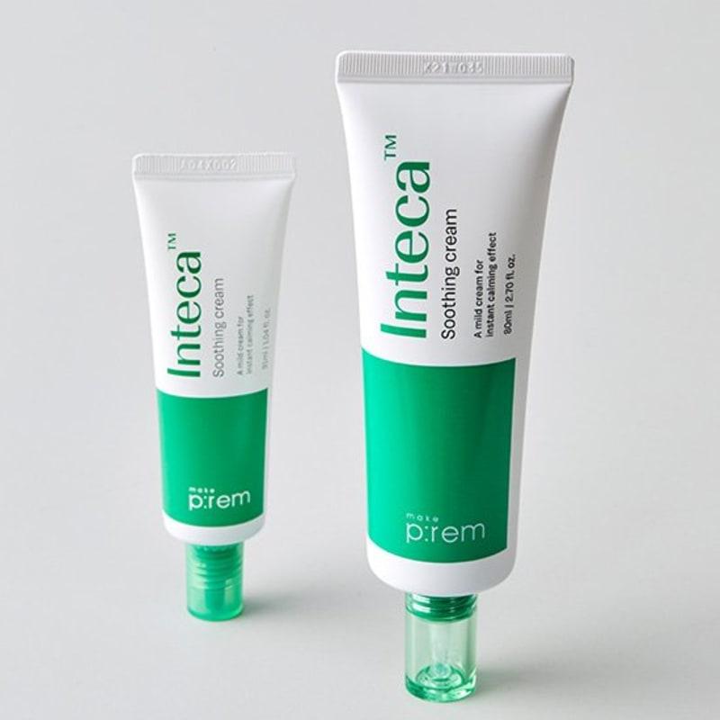 [Makeprem] Inteca Soothing Cream 80ml+31ml (Moisture Soothing Cream)