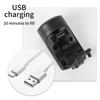 USB Rechargeable Bicycle Electric Bell Motorcycle Horn 4 Modes Mountain Bike Bell Cycling Anti-theft Alarm Horn Bike Accessorie2