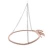 Metalen Ophangkooi Vogel Speelgoed Katoenen Touw Vogel Hangmat Zitstok Vogel Touw Ring Schommel Speelgoed Huis