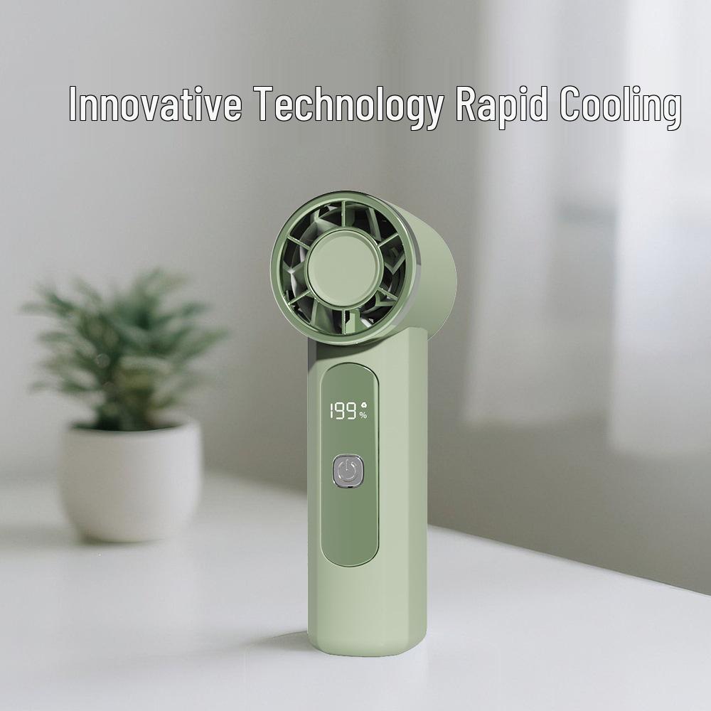 2025 High-Power Portable Handheld Cooling Fan with Turbo Technology