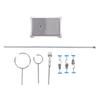 Laboratory Stand Set Stainless Steel Lab Support Stand Set with Flask Clamp and Burette Clamp