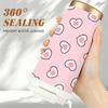 Coffee Mug 532ml Heart Element Lanyard Insulated Cup Handheld Cup Outdoor Cup Leakproof Hand Cup Lightweight Cup