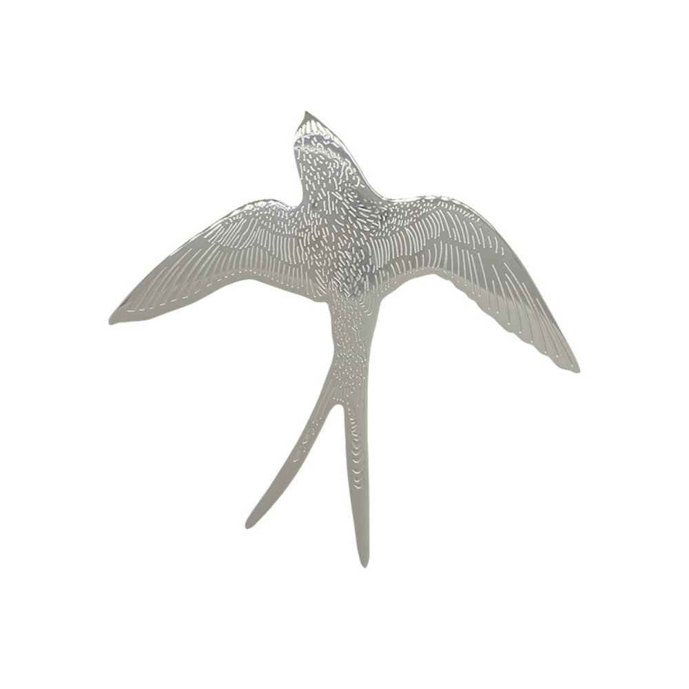 Pin Swallowtail Pin Silver Animal Badge Simple Swallow Brooch  Jeans
