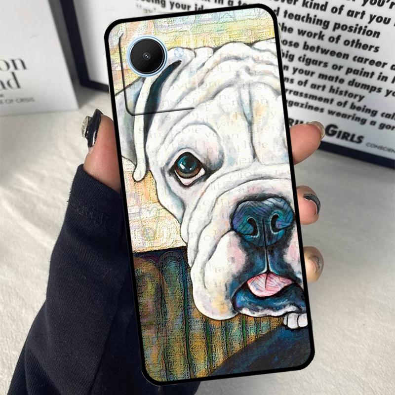 Boxer Dog For Realme 15 14 10 11 12 13 Pro Plus C65 C67 C71 C63 C61 C55 C51 C53 C75 GT6 GT7 Pro Case