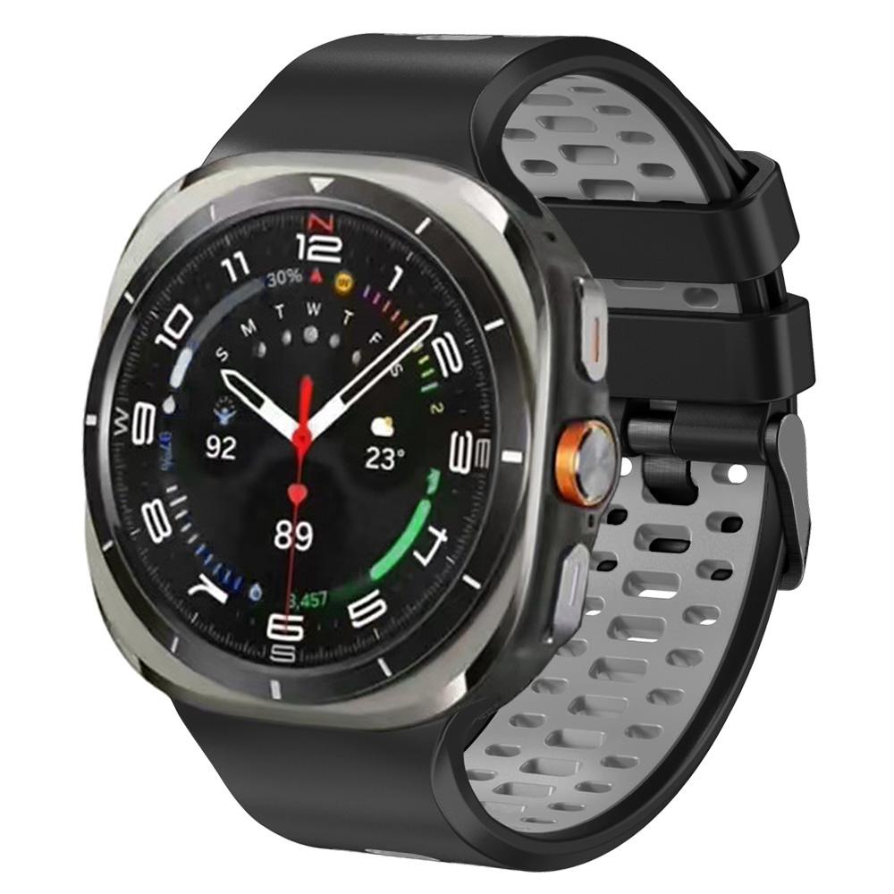 Two-tone Silicone Watch Strap For Samsung Galaxy Watch Ultra 47mm Smart Watch Bands For Samsung Galaxy Watch Ultra 2025 47mm