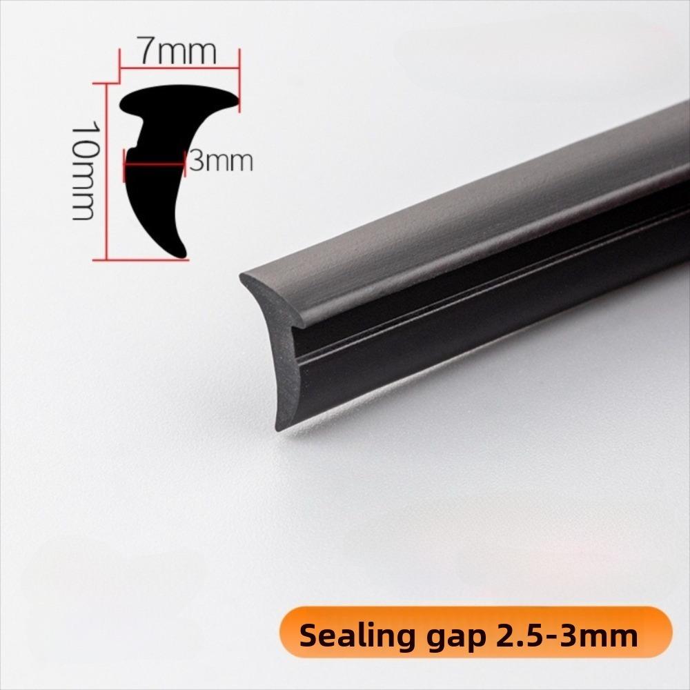 10metrů/sada Těsnicí lišta typu drážky pro dveře a okna Vyplňte drážku na karty