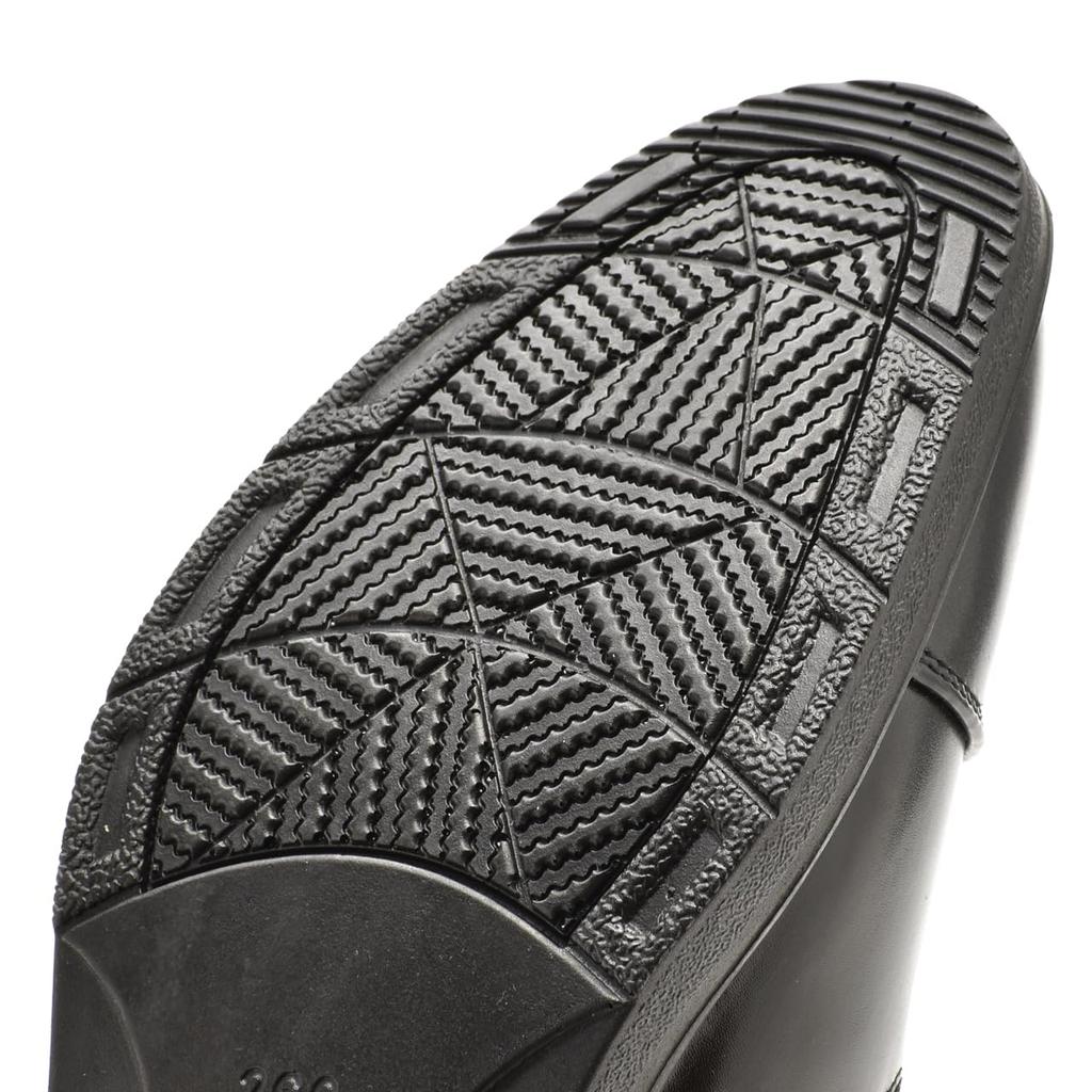 NUMSHENBA Men's Business Shoes, Wide 4E, High Instep, Lightweight Leather Shoes, Comfortable to Walk in (Straight Tip, 27.0 cm)