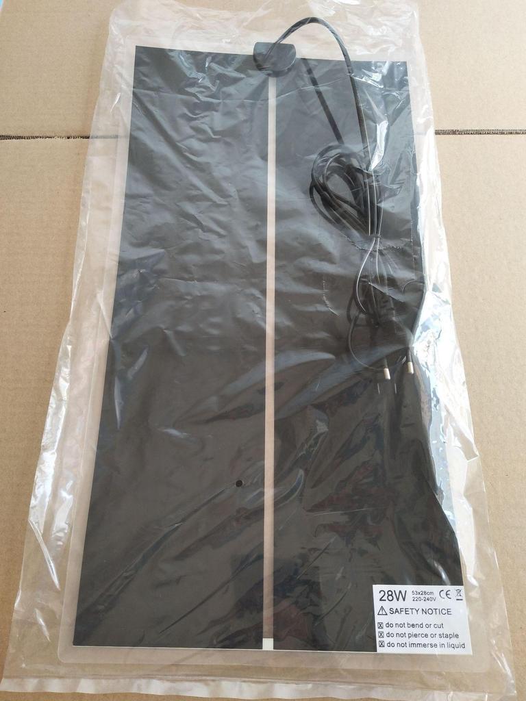 European Standard Reptile Heating Pad with Thermostat, 53x28cm, 28W, 220V