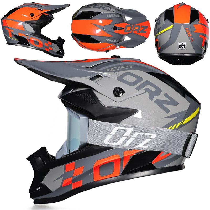 ORZ Motorcycle Helmet Motocross Cascos Para Moto Off Road Motocycle Abs Man&Woman Dot