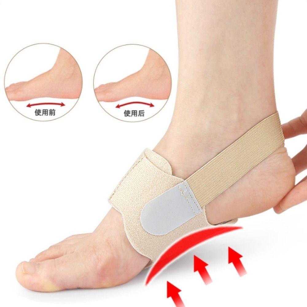 1 Pair Gel Comfort Flat Feet Insoles Adjustable Arch Support Insoles  Plantar Uncomfortable