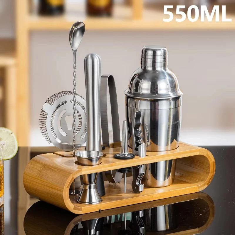 10 шт. набор шейкеров для коктейлей из нержавеющей стали набор бармена миксер для коктейлей вино мартини бостонский шейкер вечеринка бар инструменты