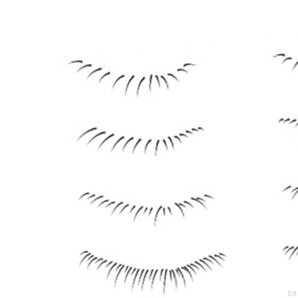 Lower Eyelash Stickers Strips Patch Lash Extension Supply for Cosplay Dating