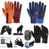 Versatile Black Waterproof And Windproof Touch Screen Gloves For Outdoor Sports