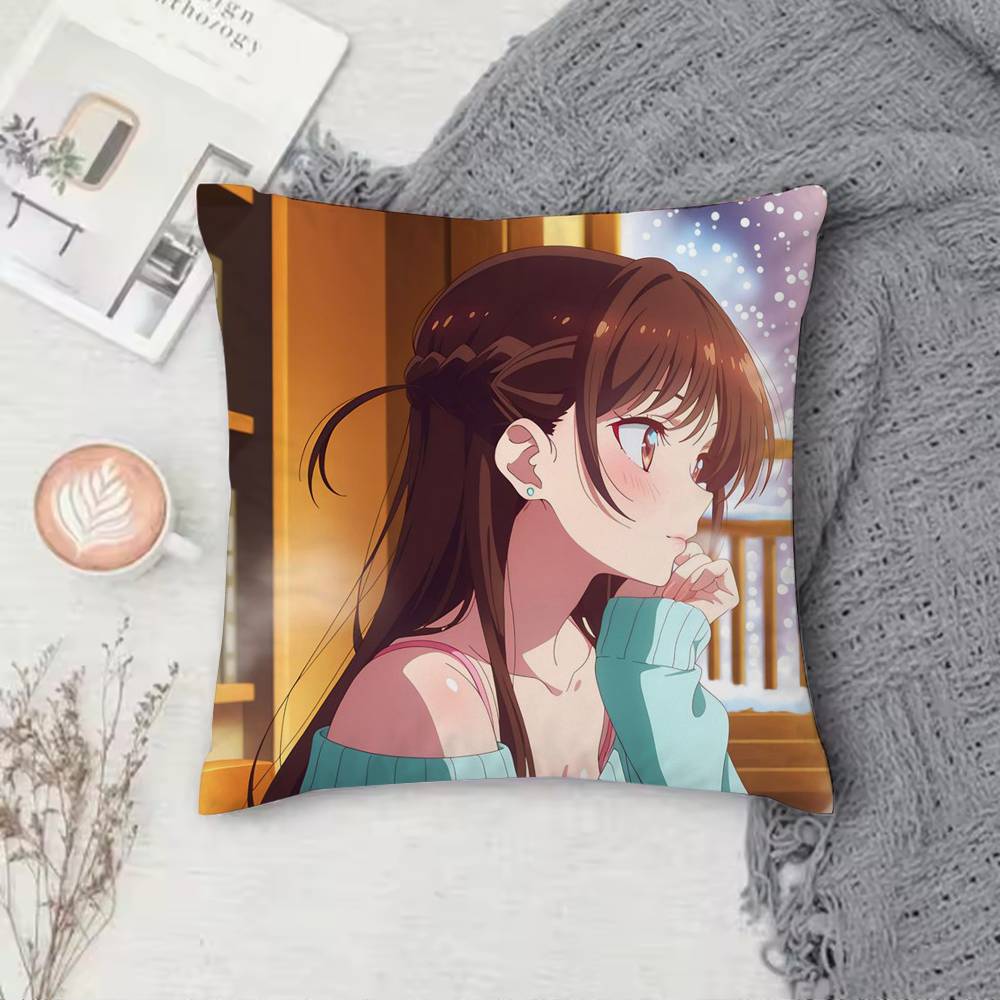 C-Chizuru I-Ichinose Pillow Case Cushion Cover Throw Pillow Case For Car Sofa