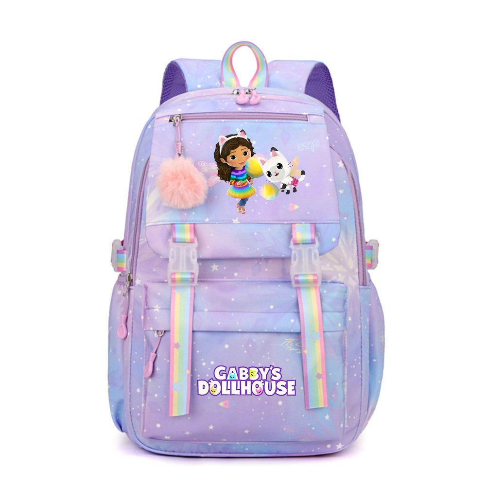 Cartoon Cat Peripheral Schoolbag Stitch Student Backpack New Waterproof Large-capacity Girls Backpack