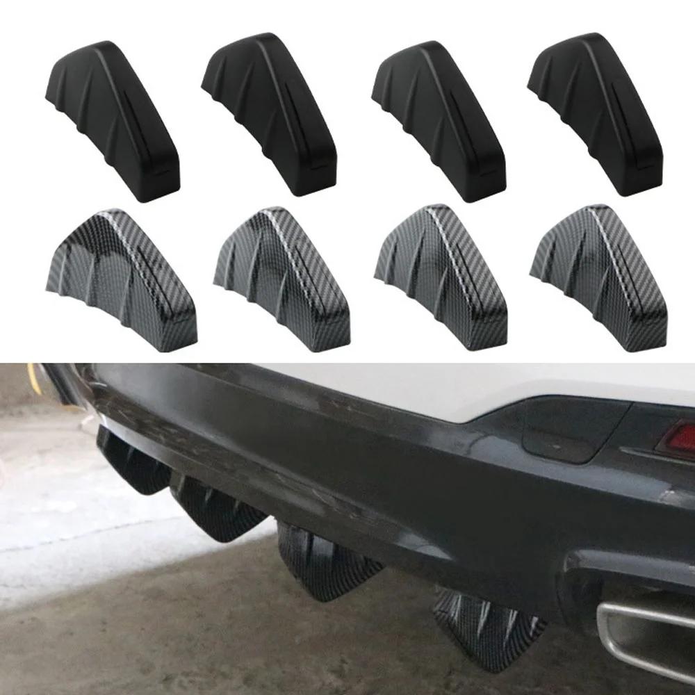 1 Pc Universal Car Modified Fin Rear Spoiler Car Rear Bumper Diffuser Anti-collision Spoiler Car Accessories