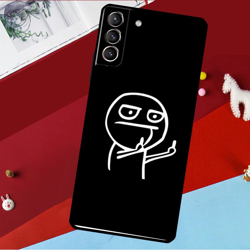 

Funny Man Middle Finger Funda For Samsung Galaxy S26 S25 S24 S21 S22 S23 Ultra S10 Plus S20 FE S25 FE Phone Case Galaxy S20 FE