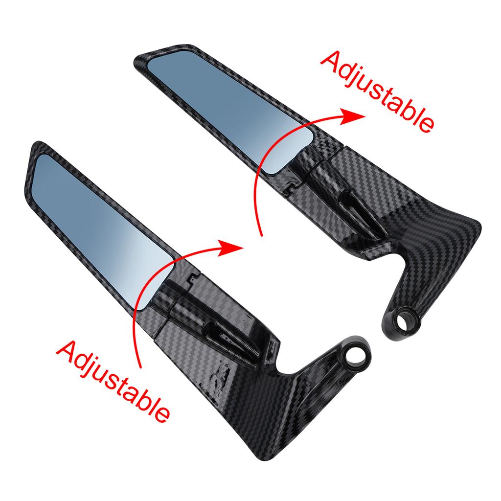 Rearview Winglet Mirrors For Aprilia Tuono 660 Tuono V4 1100 RR Factory 15-25