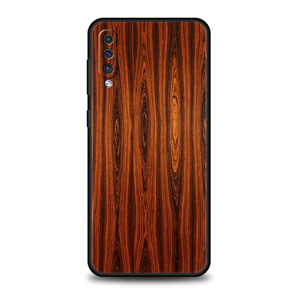 Carved Wood Case For Samsung Galaxy A52 A12 A50 A72 A20e A30 A02s A22 4G A32 5G A20s A70 A10s A40 A10 A04s Silicone Phone Cover