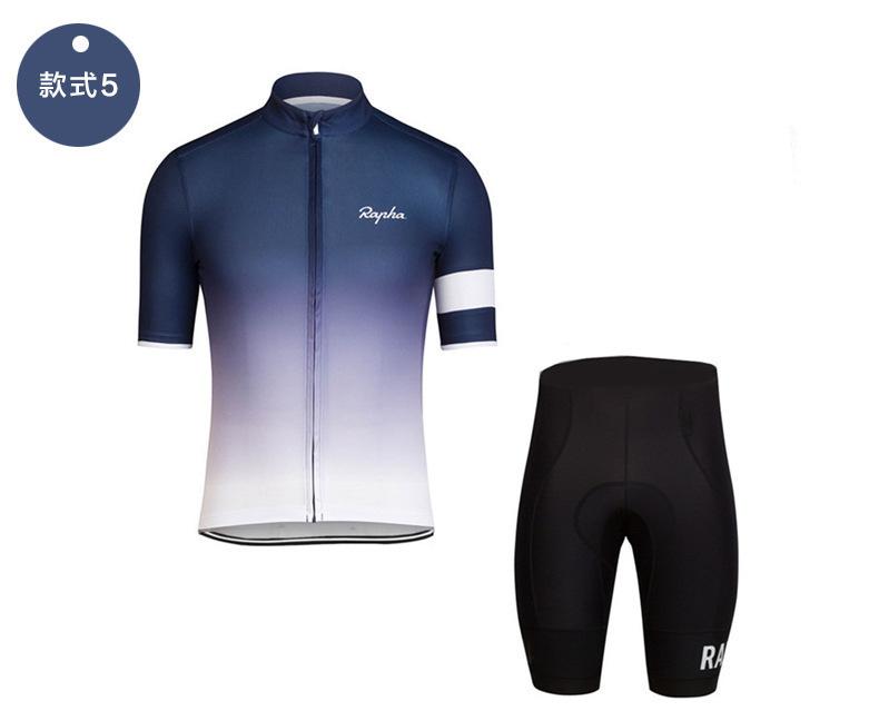 Summer Men's and Women's Short-sleeved Cycling Clothes Road Bicycle Cycling Clothes Strap Set