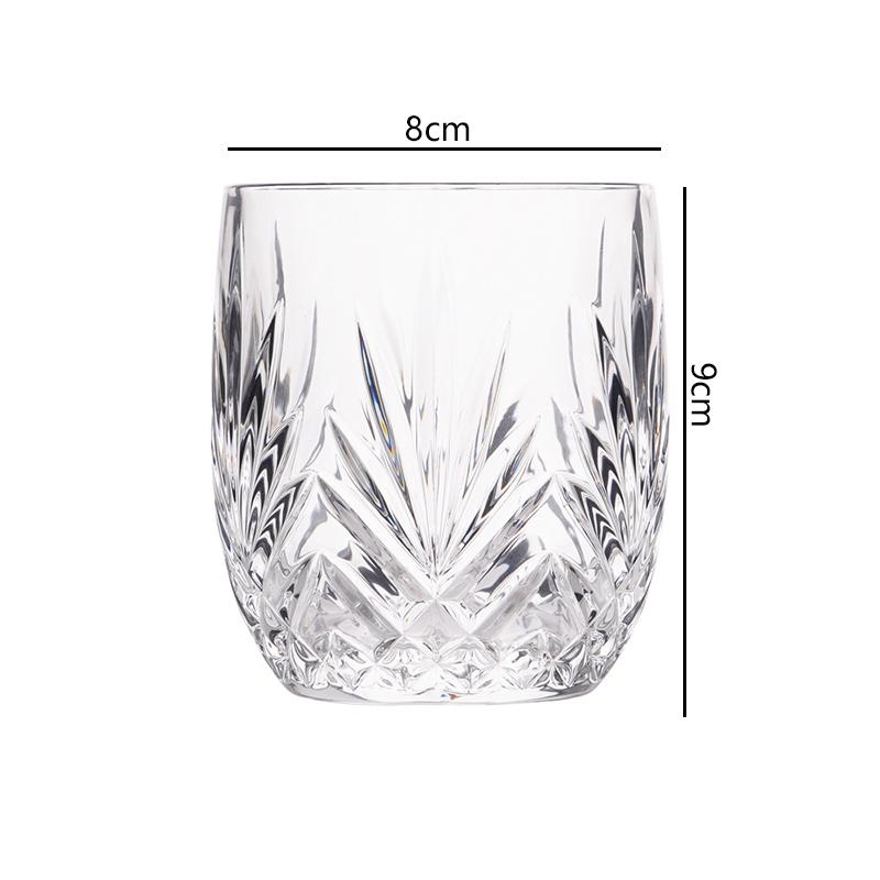 320ml Whisky Cup Luxury Cocktail Creative Glasses Drinking Water Bottle Wedding Gifts Household Drinkware Transparent Wine Glass