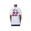 Nike X NBA Miami Heat Logo Moda Confortevole Morbida Delicata sulla Pelle Maglietta a Maniche Corte Uomo Top Bianco DR6383-108