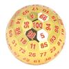 100 Sides Polyhedral Number Dice Metal 5cm Diameter Easy to Read with Velvet Bag for Over 14 Years Old