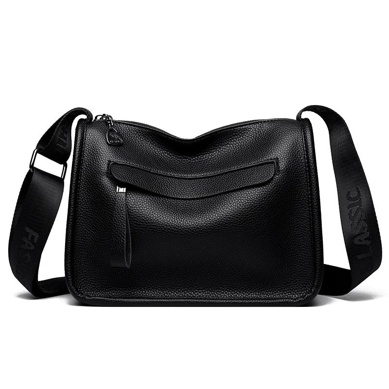 

Cowhide Grain Women Messenger Bag Leather Shoulder Bag Large Capacity Crossbody Bag Luxury Handbag Female Tote 26CM 11CM 19CM