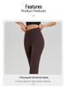 Women's High-Stretch, Bare-Feel Micro-Flare Yoga Pants - Skin-Friendly, No Lines, Good Drape, Casual Bell Bottoms