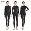 3mm Diving Suit Women's Long-sleeved One-piece Surfing Thickened Warm Snorkeling Jellyfish Swimsuit