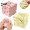 TPR Käse Spielzeug 1/2 Stück Rosa Quetsch Stressabbau Gelber Block Fidget Entspannung Falscher Würfel Sensorisch Entspannend Hand