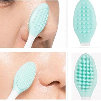 Pielęgnacja skóry Peeling do ust Oczyszczanie twarzy Peeling do twarzy Szczotka do czyszczenia nosa Usuwanie zaskórników Silikonowe dwustronne narzędzie do pielęgnacji skóry