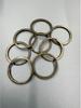 "Retro Carabiner Alloy Leather Keychain with Handwoven Strap - Men's Business Gift"