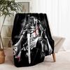 1pc Blanket Knights Templar Print Design, Lightweight Blanket for Sofa, Bed- Soft &Warm, Gift for All Seasons like Christmas, Halloween