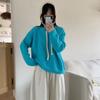 Soft Fuzzy Loop Yarn Knit Sweater Women Loose Fit Round Neck Long Sleeve Winter Warm Cozy Pullover