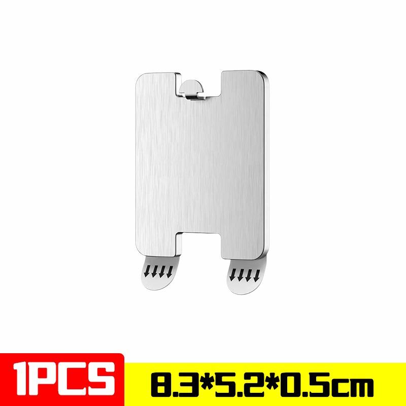 

1/20 шт. Крючок для фоторамки без пробивания из нержавеющей стали, наклейка для подвешивания постера, вешалки для фоторамки, крючок с сильным клеем для подвешивания картины
