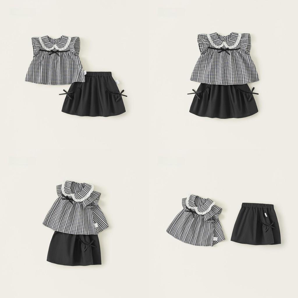 Girl Baby Summer Dress Set With Soft Fabric And Bow For Toddler Girls