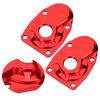 Aluminum Alloy Rear Steering Cup Cover Fit for Axial Capra scx10III 1 10 RC CrawlerRed